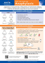 anaphylaxis first aid translated into 26 languages