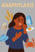 Understanding living with anaphylaxis risk and how to react. Read webpage for your emergency plan.