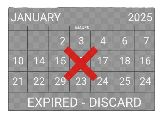 epipen expiration icon showing when an injector expires